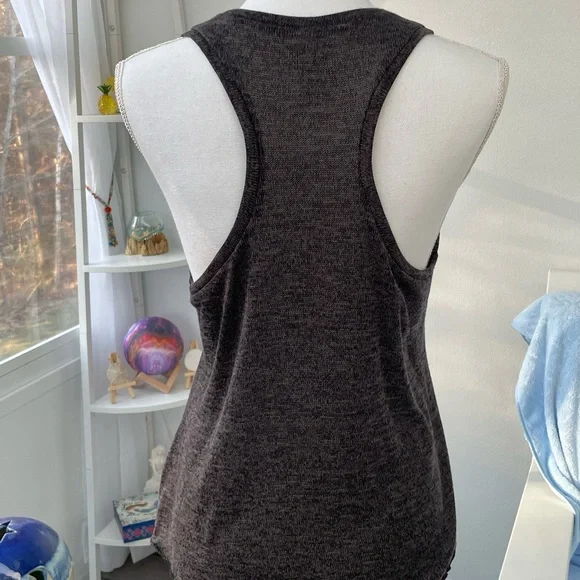 Women's Black Graphic Tank Top - Picture 2 of 6